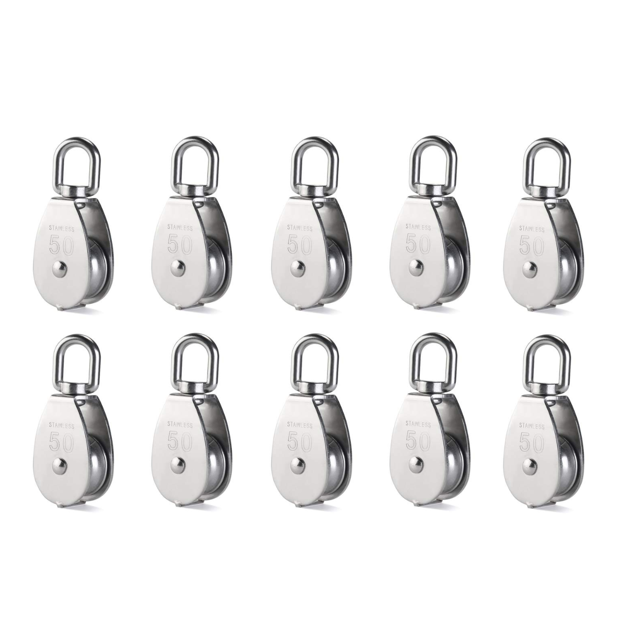 Stainless Steel Lifting Crane Swivel Hook Pulley Block