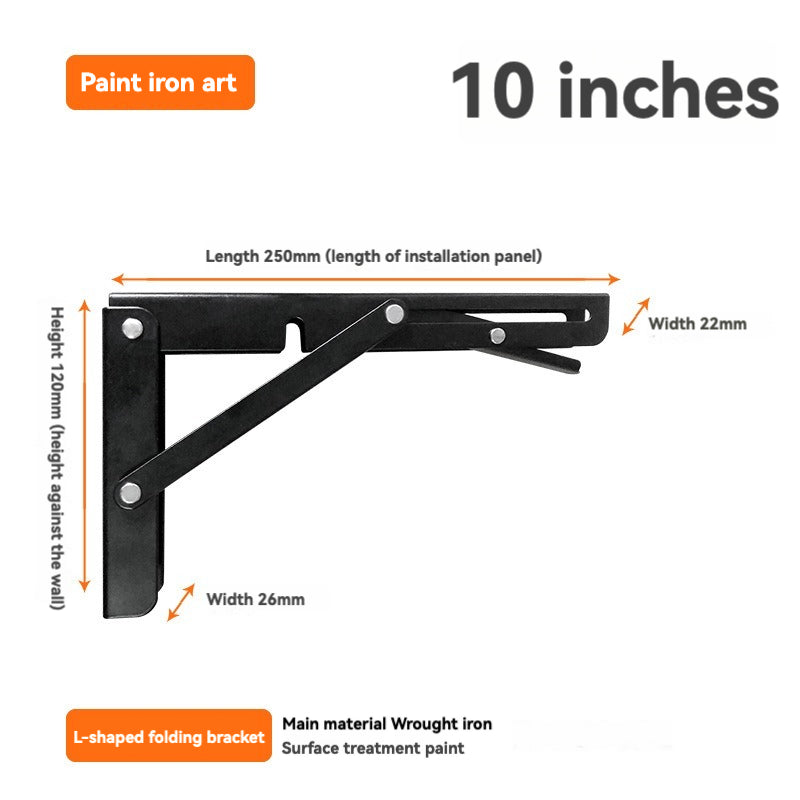 304 Stainless Steel Folding Bracket, Billy Bracket Shelf Bracket Storage Bracket, Layer Board Bracket