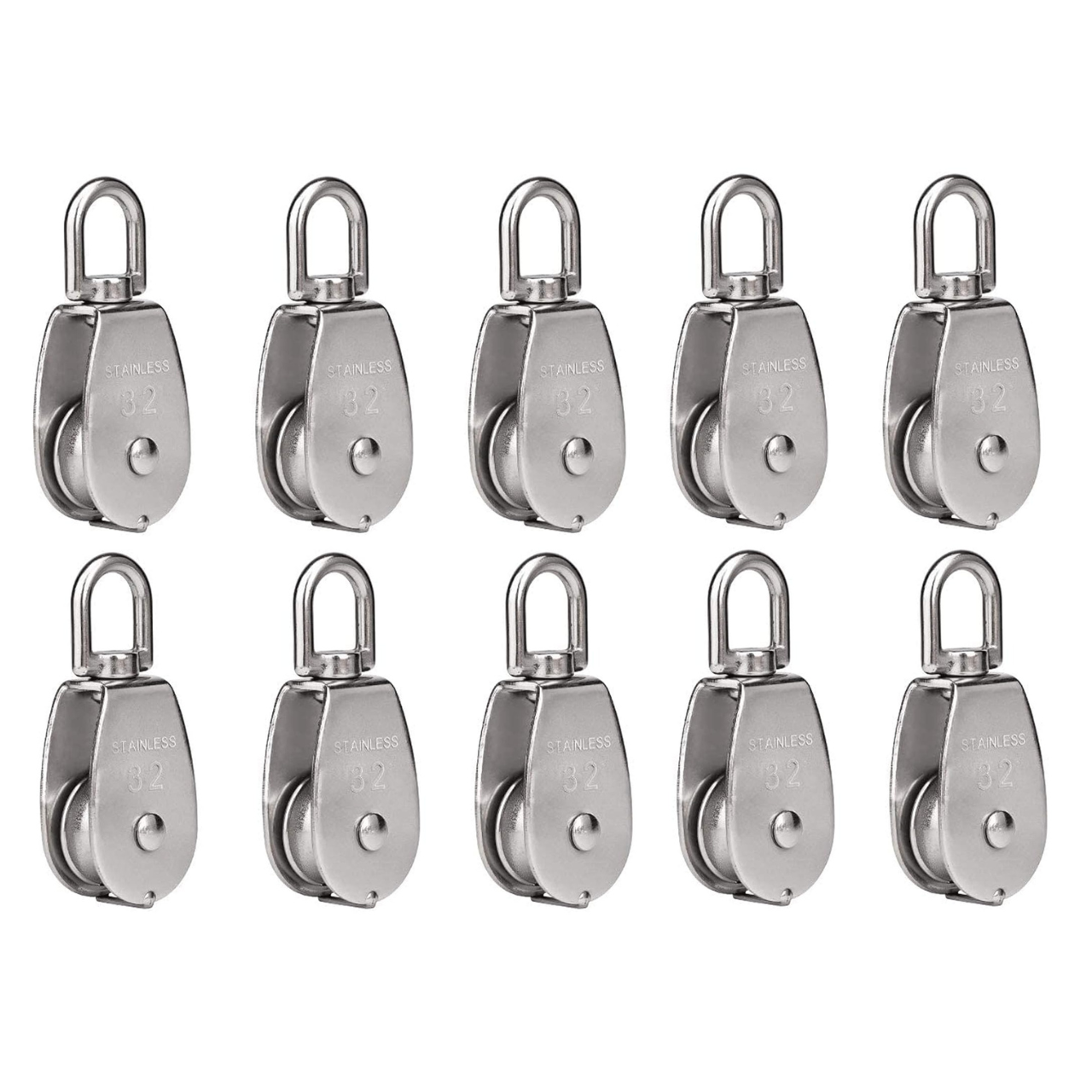 Stainless Steel Lifting Crane Swivel Hook Pulley Block