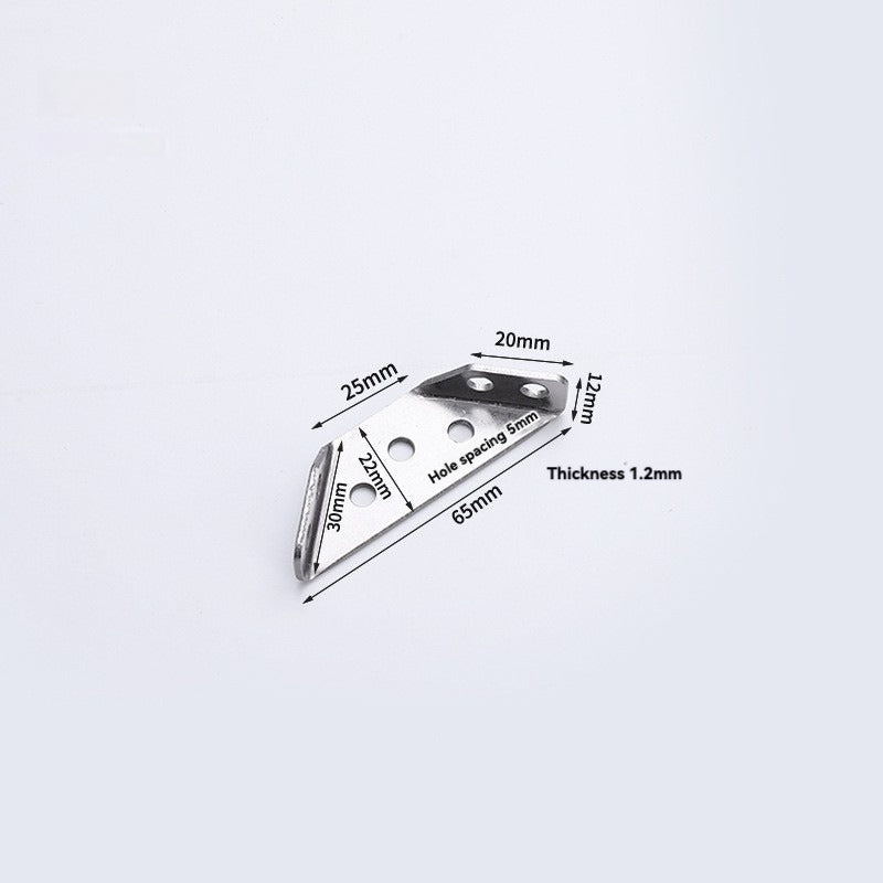 10PCS-Universal Stainless Steel Furniture Corner Connector Bracket, Stainless Steel Furniture Corner Connectors for Wood