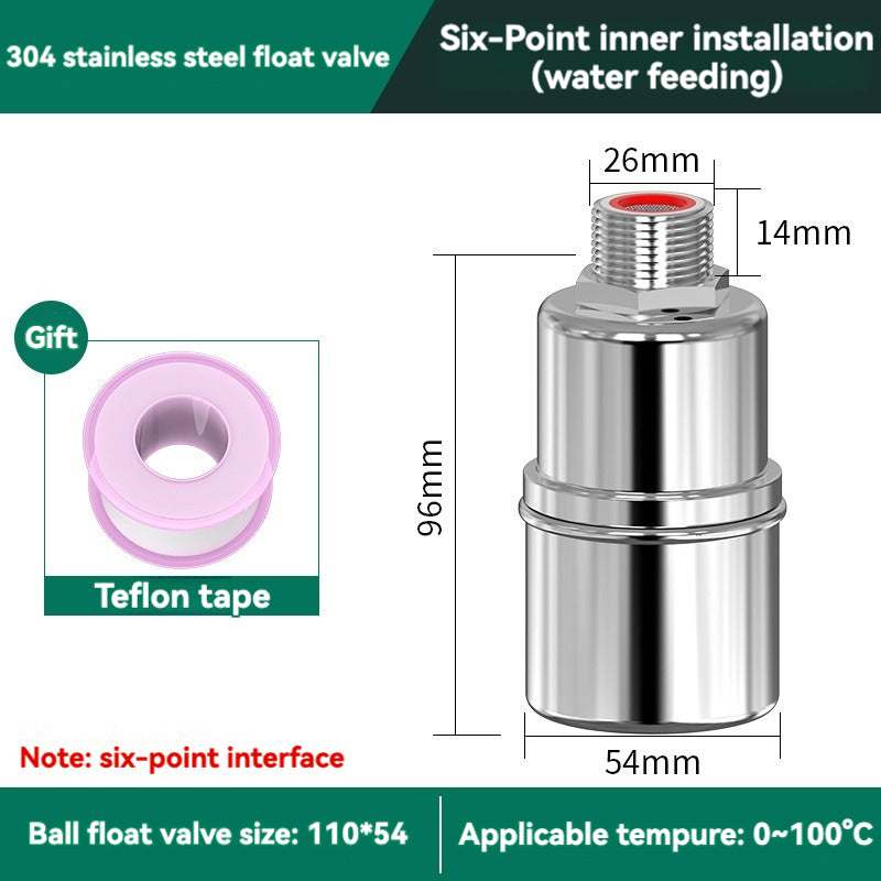 304 Stainless Steel Fully Automatic Water Level Control Float Valve