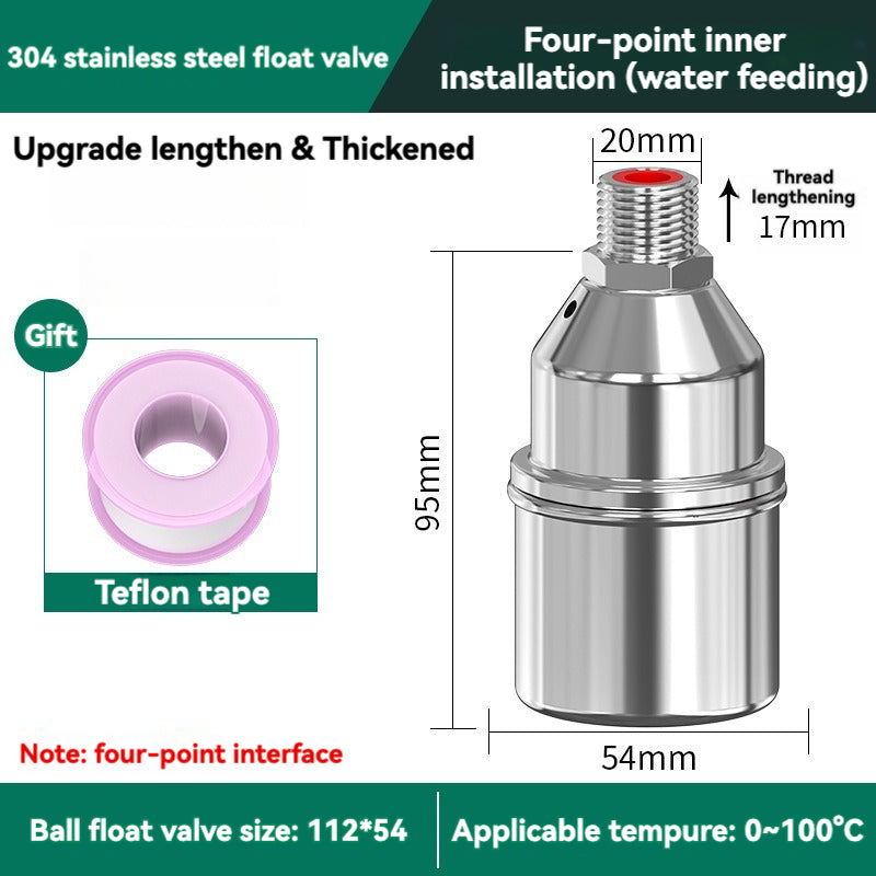 304 Stainless Steel Fully Automatic Water Level Control Float Valve