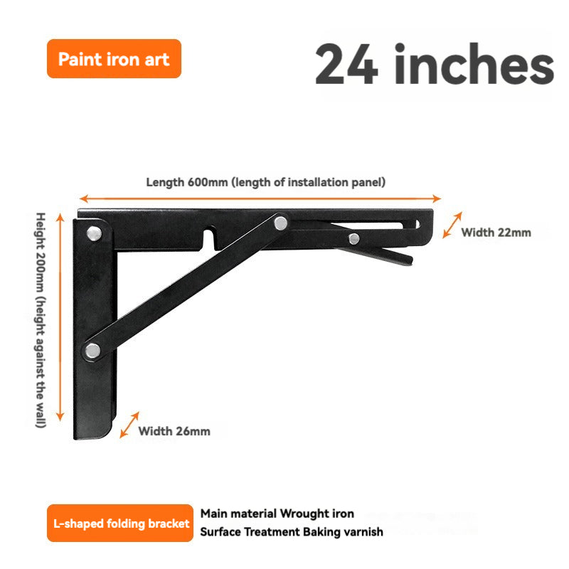 304 Stainless Steel Folding Bracket, Billy Bracket Shelf Bracket Storage Bracket, Layer Board Bracket