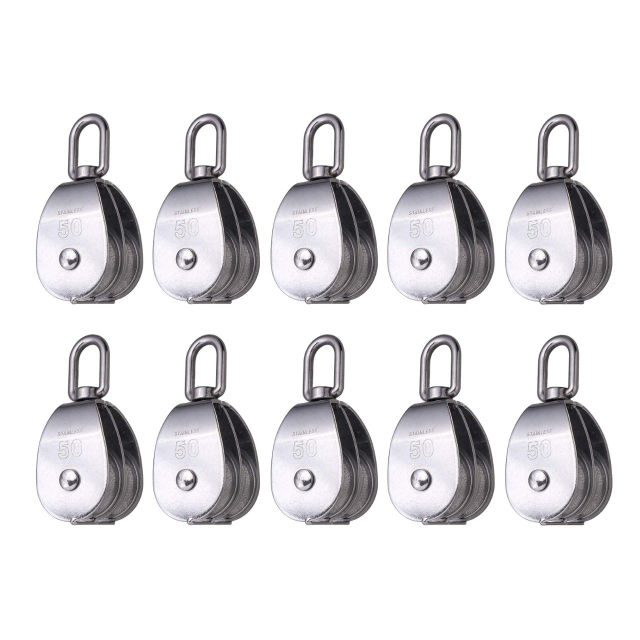 Stainless Steel Lifting Crane Swivel Hook Pulley Block