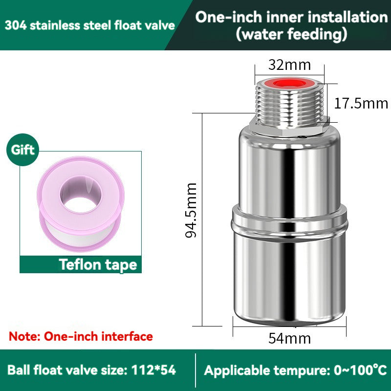 304 Stainless Steel Fully Automatic Water Level Control Float Valve