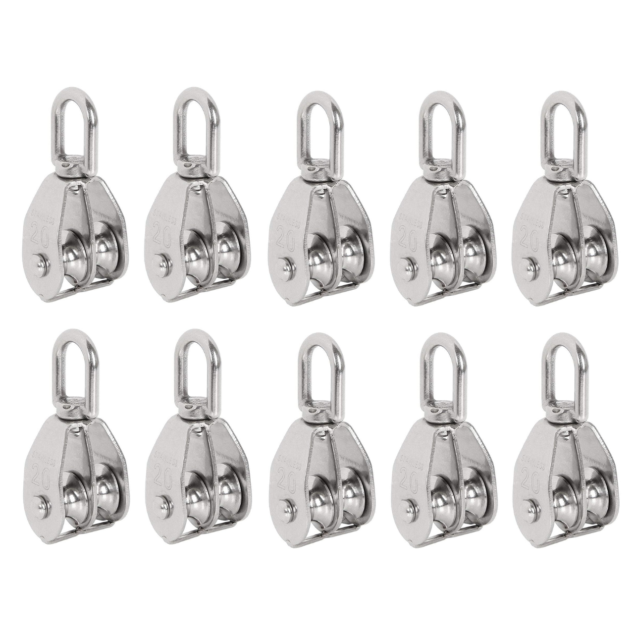 Stainless Steel Lifting Crane Swivel Hook Pulley Block