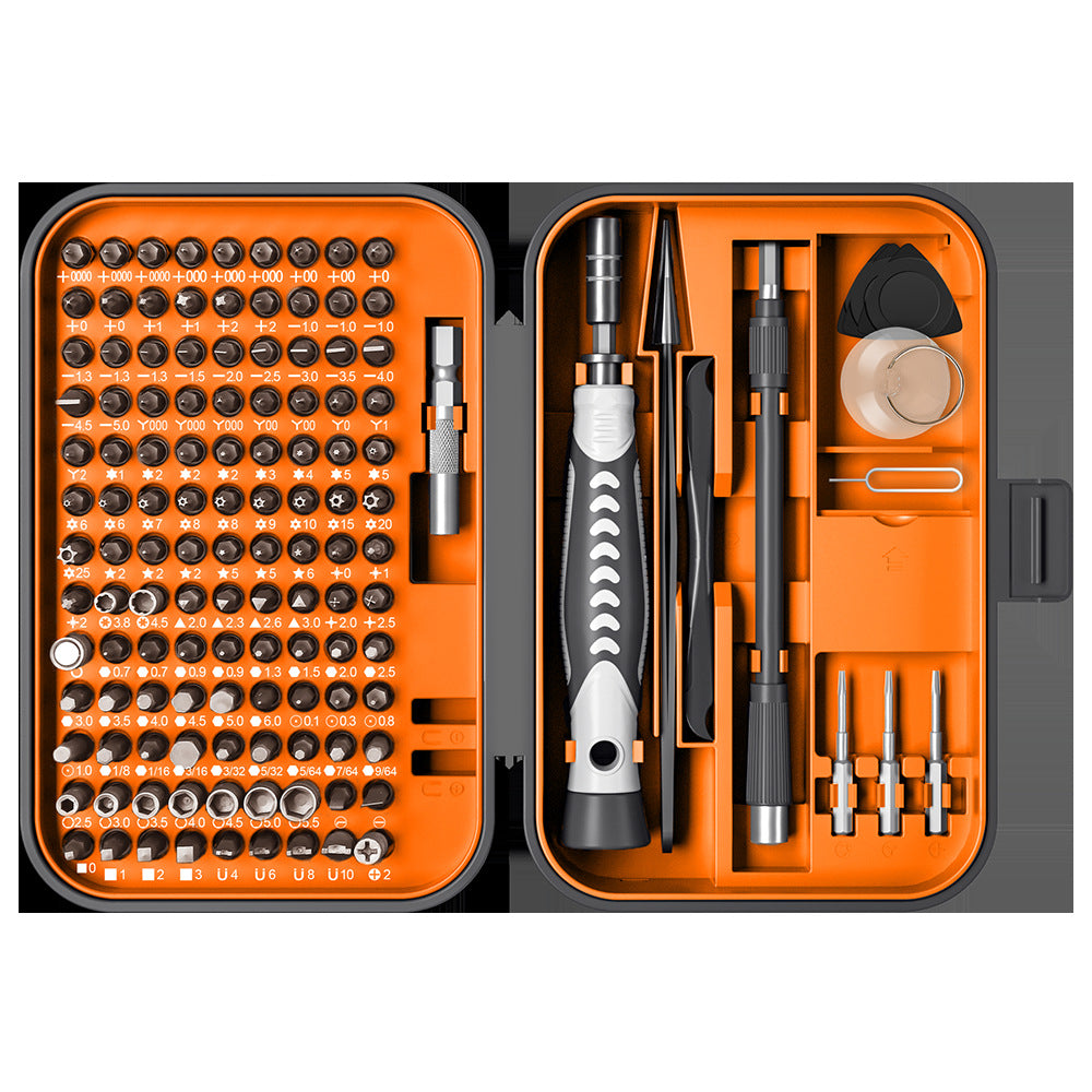 Super Deal Set：130-in-1 Stainless Steel Precision Screwdriver Set