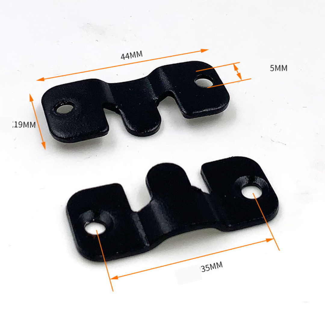 10PCS / Stainless Steel Interlock Hanging Buckle