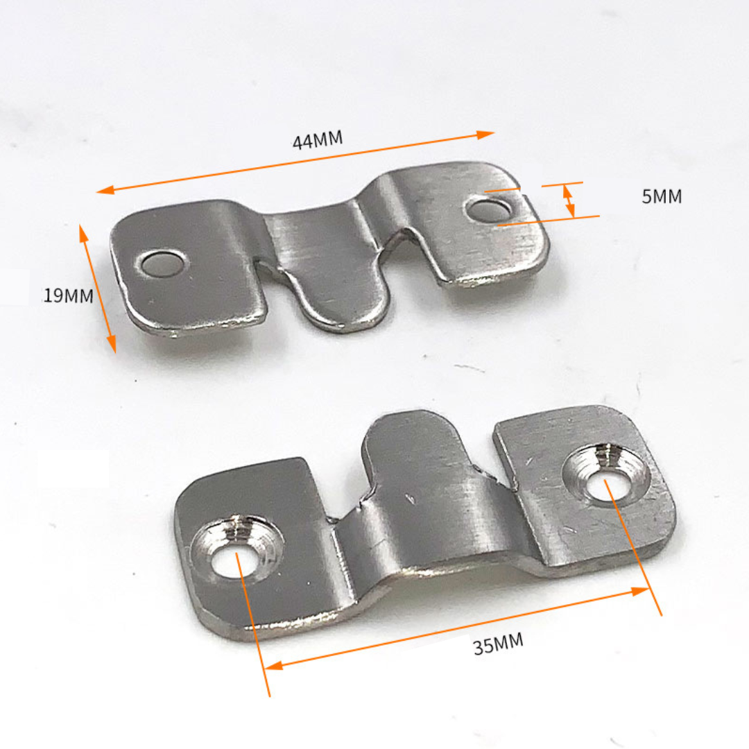 10PCS / Stainless Steel Interlock Hanging Buckle