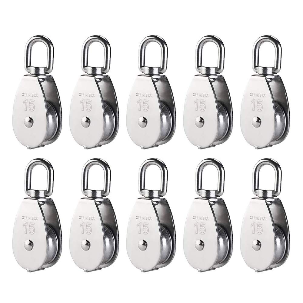 Stainless Steel Lifting Crane Swivel Hook Pulley Block