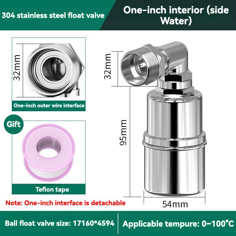 304 Stainless Steel Fully Automatic Water Level Control Float Valve